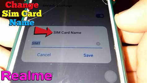 How To Change Sim Card Name In Realme 5 Realme Tips And Tricks Youtube