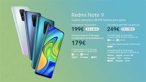 Los Redmi Note 9 Y Redmi Note 9 Pro Llegan A España Conoce Sus Precios