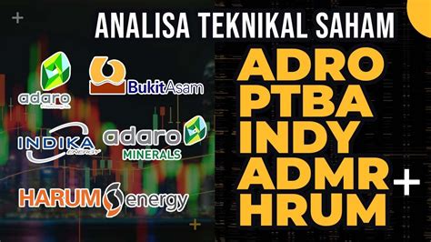 Analisa Teknikal Saham Hari Ini Review Saham Adro Ptba Indy Admr Hrum