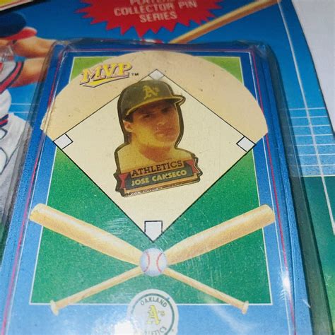 Jose Canseco Mvp Major League Players Collectible Pin Series 1990 New