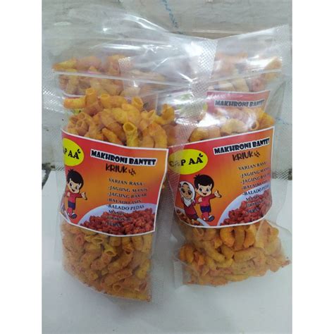 Jual MAKARONI Bantet Kriuk Varian Rasa 100gr Shopee Indonesia