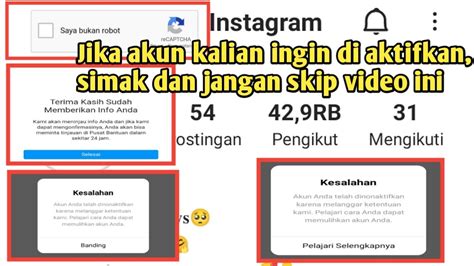 Terbaru Cara Mengaktifkan Kembali Akun Instagram Yang Dibanned