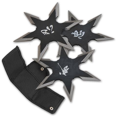 Six Point Chinese Throwing Star Set For Sale | All Ninja Gear: Largest ...