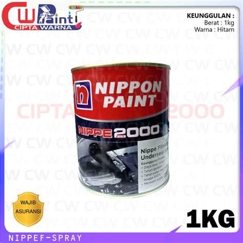 Jual Nippon Paint Flinkote Flintkote Underseal Spray Anti Karat 1 Kg