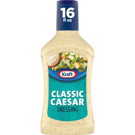 Kraft Classic Caesar Salad Dressing 16 Fl Oz Bottle