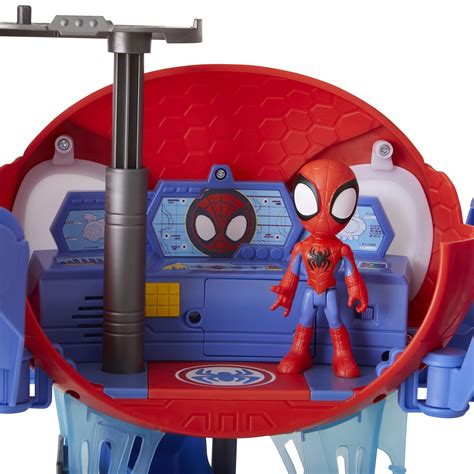 Marvel Spidey And His Amazing Friends Web Quarters Playset With Lights