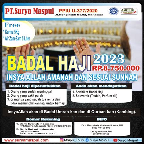 Wisata Muslim PT Surya Maspul