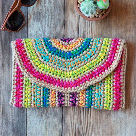 Free Crochet Clutch Patterns Crochet Clutch Bag Pattern