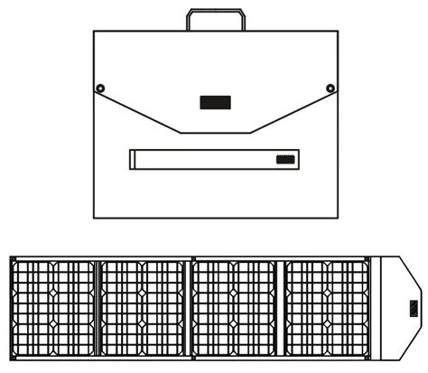 ALPHA DIGITAL SFZD 40 Portable Solar Charging Panel User Manual