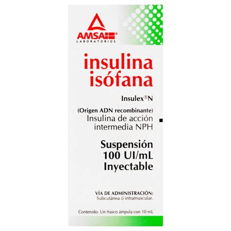 REFRI INSULINA HUMANA ISOFANA ACCION INTERMEDIA NPH 100UI 1ML SOL INY