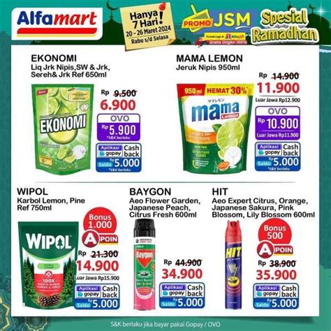 Promo Jsm Alfamart Sirup Murah Mulai Maret Potongan Harga