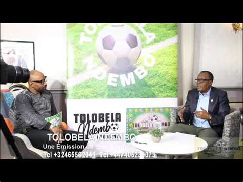 Tolobela Ndembo Recoit Kabulo Mwana Kabulo Ministre Des Sports De La