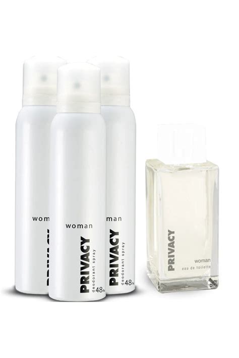 Privacy Edt Kadın Parfümü 100 Ml 3lü Deodorant 150 Ml 507646 2