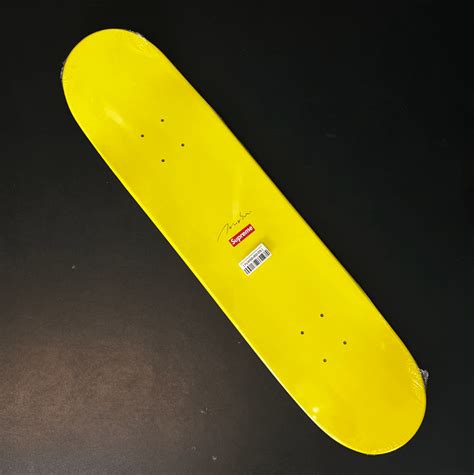 Supreme Supreme Takashi Murakami Yellow Skate Deck 2007 Grailed