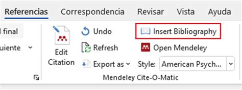 Formato APA Con Microsoft Word Y Mendeley Directrices Para Publicar