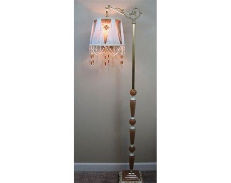 Vintage Floor Lamp With Victorian Lamp Shade Serendipity Etsy