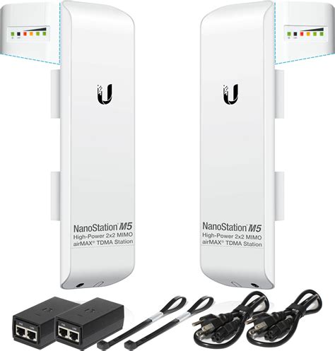 Amazon Pre Configured Bundle Of 2 Ubiquiti NanoStation M5 NSM5