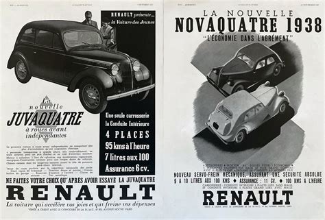 Renault 4 Alte Werbungen Anciennes publicités 1937 Kaufen auf Ricardo