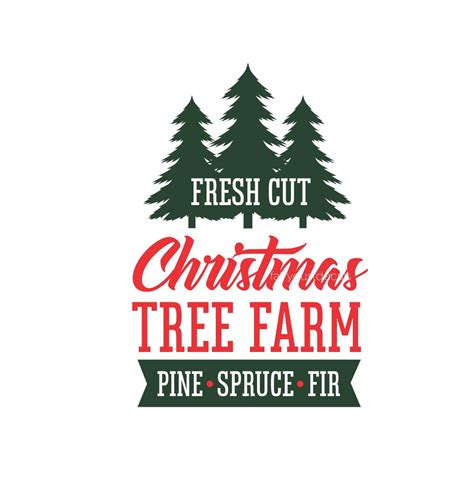 Printable Christmas Tree Farm Sign