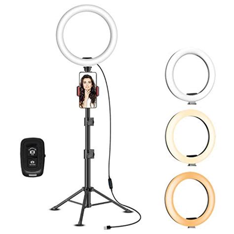 Yesker Selfie Ring Light With Stand Tripod Cell Phone Holder