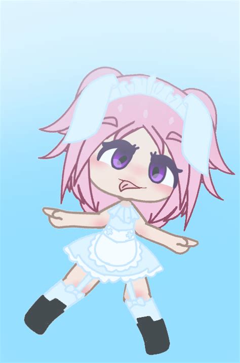 Natsuki Front Facing Gacha Ibispaint