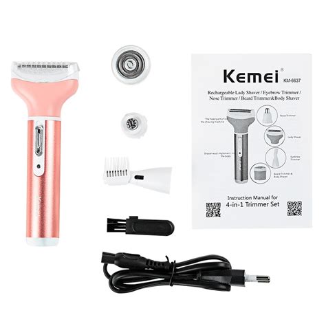 Kemei Rasoir Rechargeable En Pour Femmes To Grandado