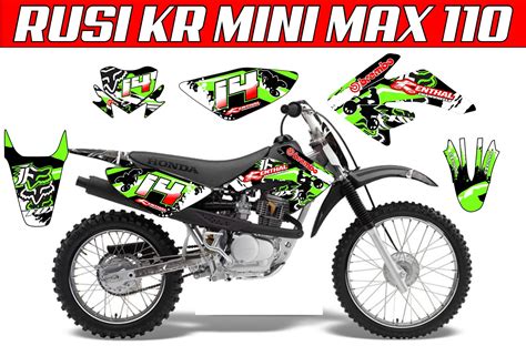 Rusi Kr Mini 110 Full Body Decals Lazada Ph