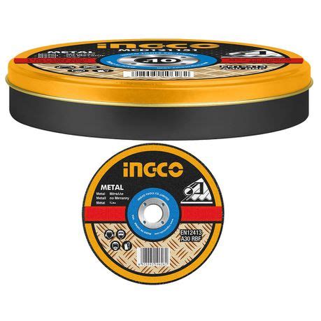 Ingco Abrasive Metal Cutting Disc Set Pieces Mm Tool Home