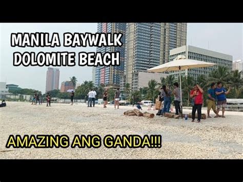 Manila Baywalk Dolomite Beach Roxas Blvd Manila Manila Tourist Spot