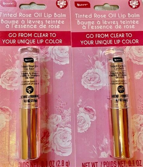 B Pure Tinted Rose Oil Color Adapting Lip Balm Ebay