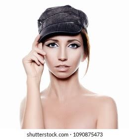 Naked Girl Cap Beauty Makeup Sensual Stock Photo 1090875473 Shutterstock