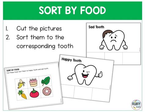 Happy Tooth Sad Tooth Worksheet