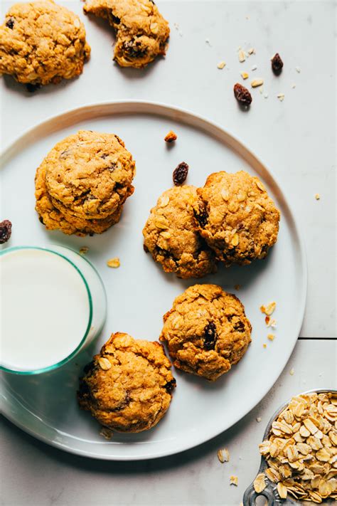 Vegan Oatmeal Cookies Gf Minimalist Baker Recipes