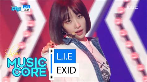 Comeback Stage Exid L I E Show Music Core