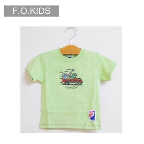 楽天市場エフオーキッズ F O KIDS DINOSAUR TRAIL STITCH Tシャツ 子供服 男の子 メール便で送料無料