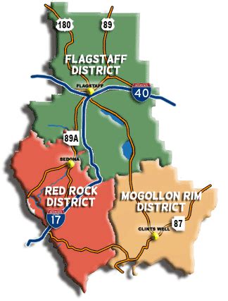 Coconino National Forest Map – Map Of The Usa With State Names