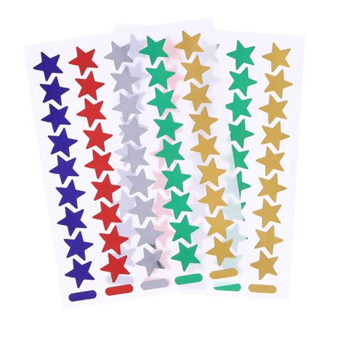 HC1778927 Classmates Value Star Stickers Assorted Colours Pack Of