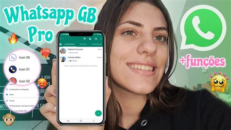 WHATSAPP GB PRO ATUALIZADO E NOVAS FUNÇÕES YouTube