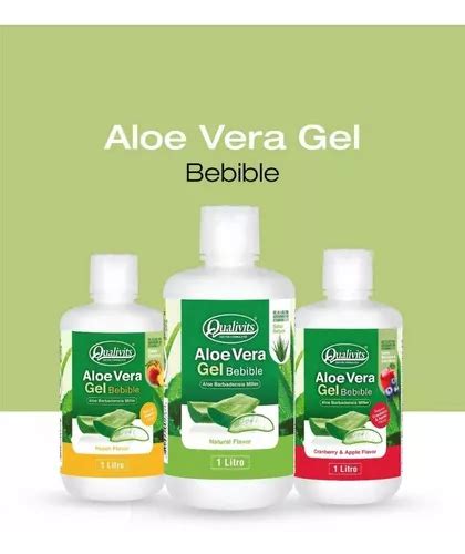 Aloe Vera Bebible Qualivits 1 Litro Sabor Manzana Arándano Sabor