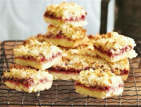 Raspberry Coconut Slice Recipe - Easy | The WHOot | Slices recipes ...