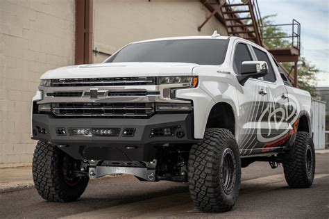 Honeybadger Front Bumper 2019 2020 Chevy Silverado 1500 Offroad