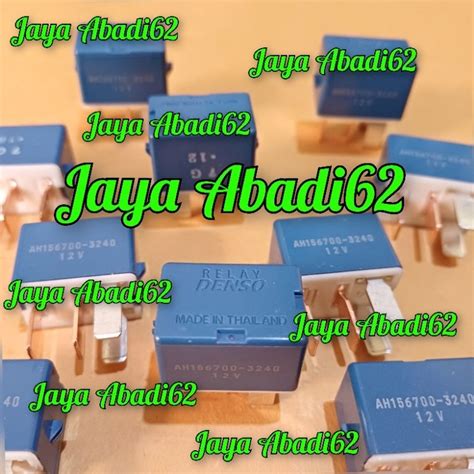 Jual Relay Biru Kaki 4 12V Original Asli DENSO AH156700 3240 Shopee