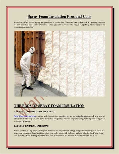 Spray Foam Insulation Pros and Cons