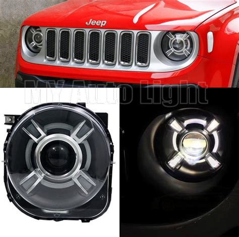 Farol Led Jeep Renegade Xenon E Drl R Em