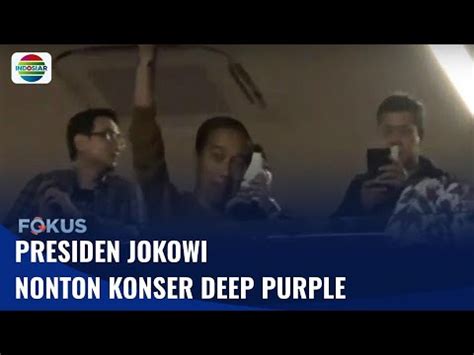 Presiden Jokowi Dan Ganjar Pranowo Nonton Konser Deep Purple Di Solo