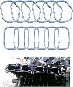 Pcs Intake Manifold Gasket Set Rubber Lower Upper Intake Manifold