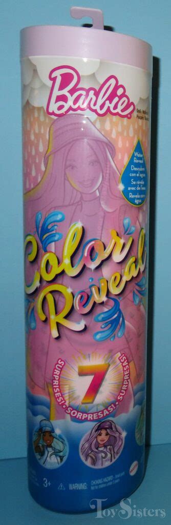 2022 Color Reveal Series 10 Sun And Rain Barbie Pink Hcc57 Toy Sisters