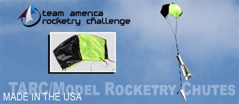 Rocketman S Tarc Model Rocketry Parachutes