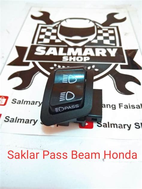 Tombol Pass Beam Saklar Lampu Dim Saklar Lampu Tembak PNP Honda Vario 2