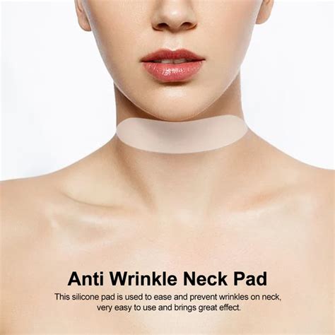 Anti Wrinkle Neck Pad Reusable Silicone Neck Tape Wrinkle Pads Anti aging Prevent Neck Wrinkle ...